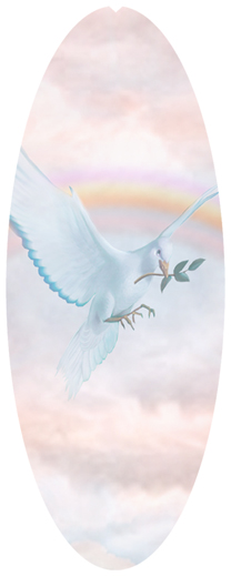 DNSA18-116-D-PK Dove Clouds Pink